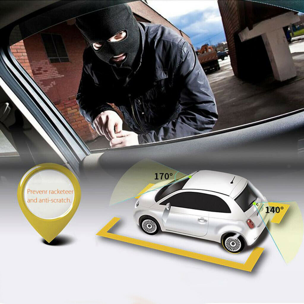 High Quality 4'' Three Lens HD Car DVR Dash Cam Video Recorder Loop Recording