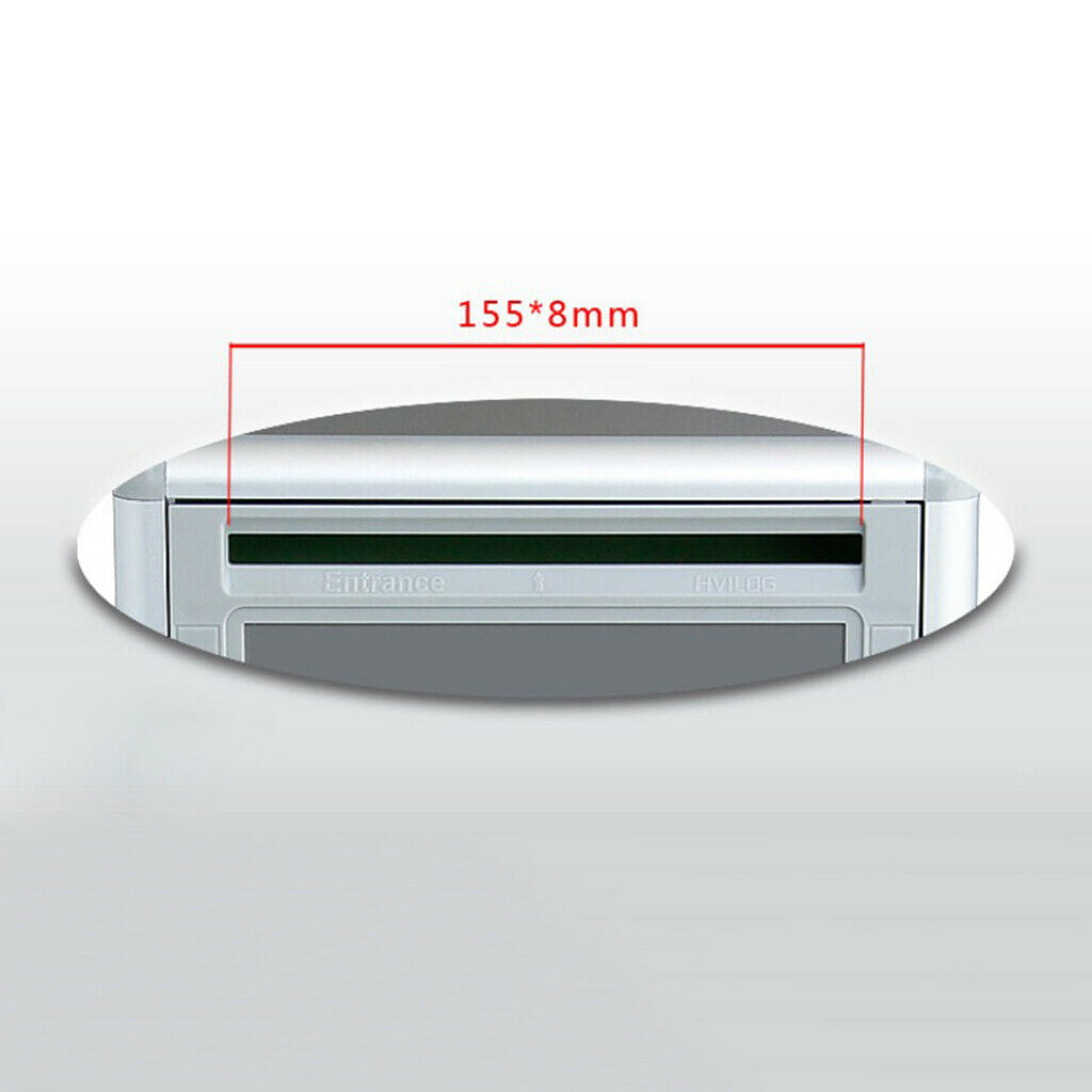 Aluminium Alloy Locking Mailbox Letterbox Outdoor Rainproof Parcel Boxes