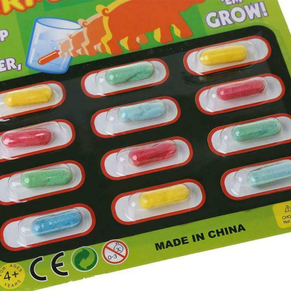 4x Magic Grow Capsules Baby Cognition Toys Educational Gift Larger In Water AU