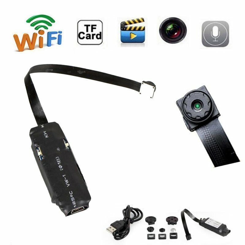 Wireless Tiny IP WIFI Mini DIY Pinhole Mini Audio Video Camera Micro DVR NEW