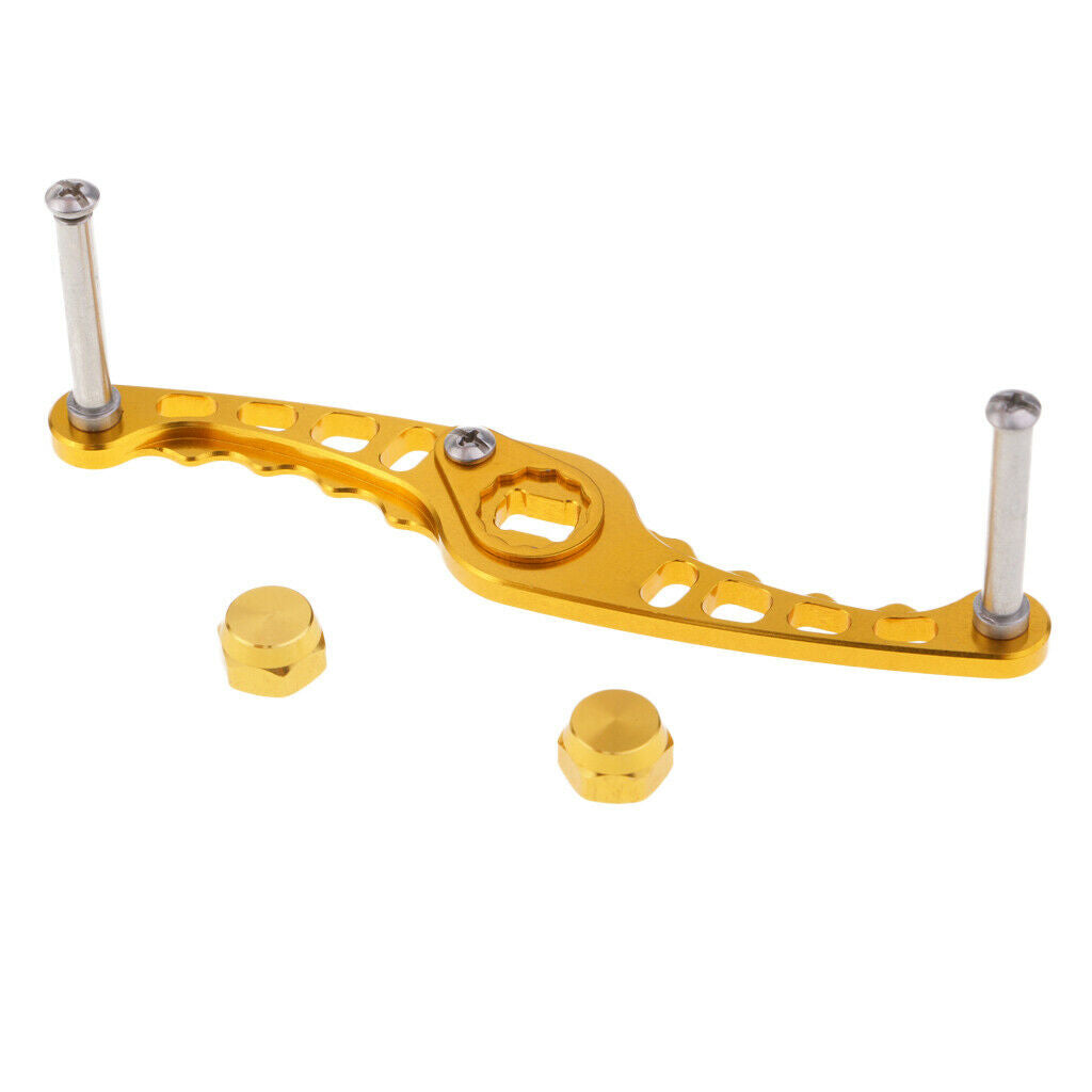 2 Piece Aluminum Alloy Fishing Reel Handle with Accessories Parts
