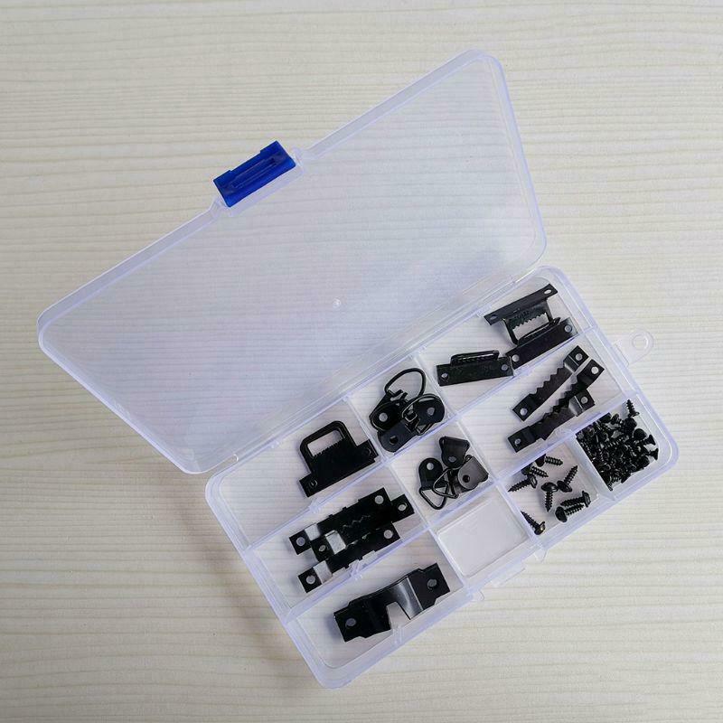 76pcs/set Photo Picture Frame Hanging Kit Heavy Duty Serrated Hanger Hardware