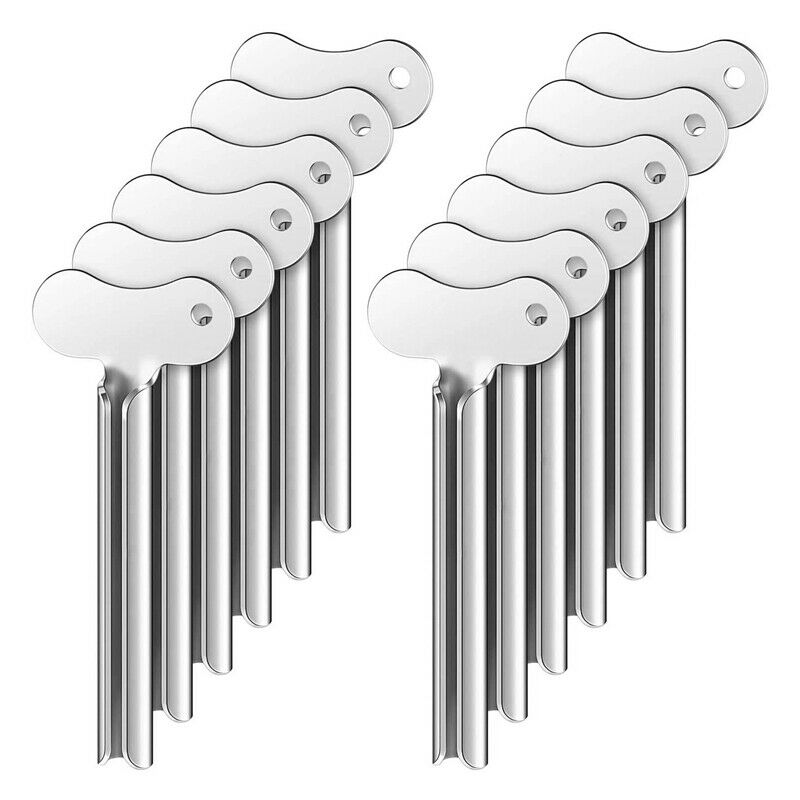 12 Metal Tube Squeezer Toothpaste Squeezer Metal Tube Roller Paint Squeeze GS7J1