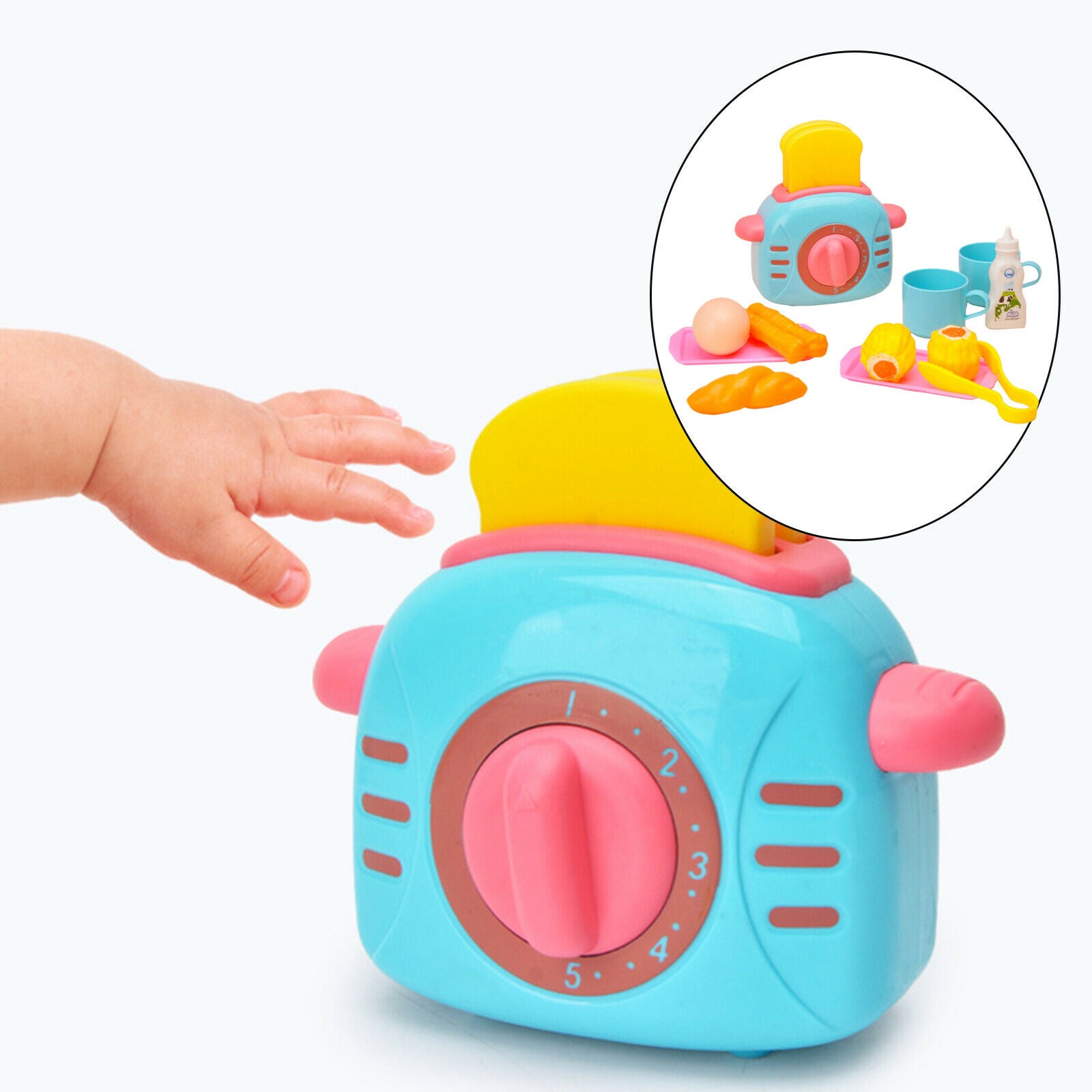 Kids Toaster Machine Bread Maker Early Learning Toys for Children Sets
