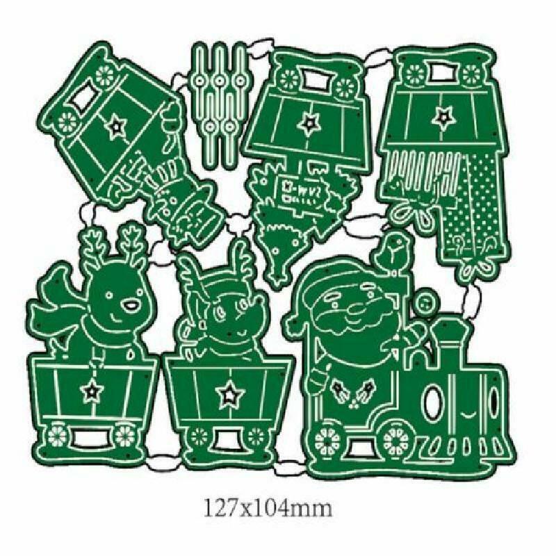 Christmas Car Metal Cutting Dies Stencil Album Paper Card Embossing Craft Decor