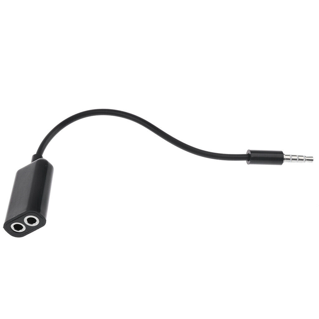 2pcs 3.5mm Audio Aux Splitter Cable Male to 2 Female Music Splitter Cord