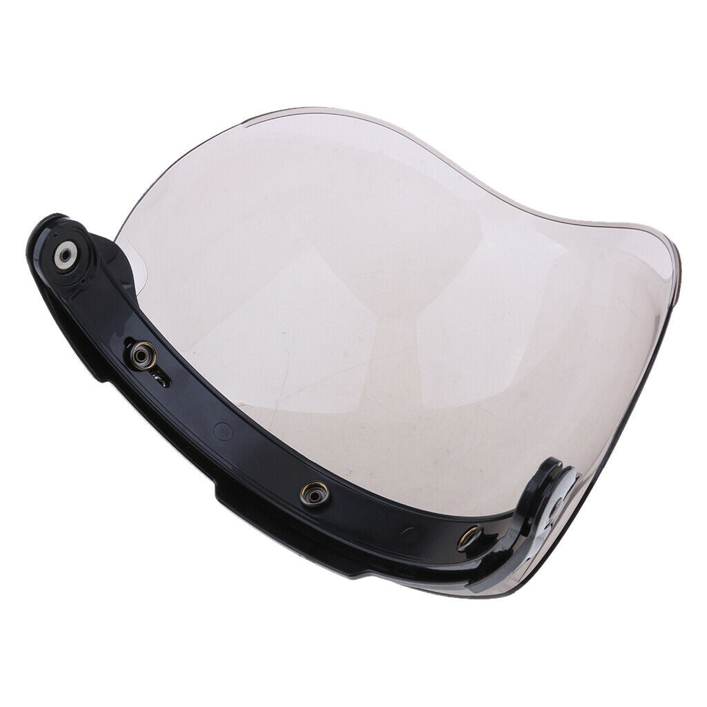 3-Snap Motorcycle Helmet Visor Wind Face Shield Flip Up Down Lens Color#2