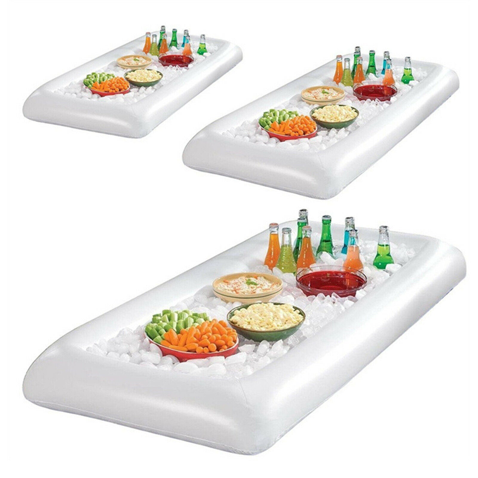 Swimming Pool Inflatable Serving Bar Place Buffet Ice Picnic Table Camping