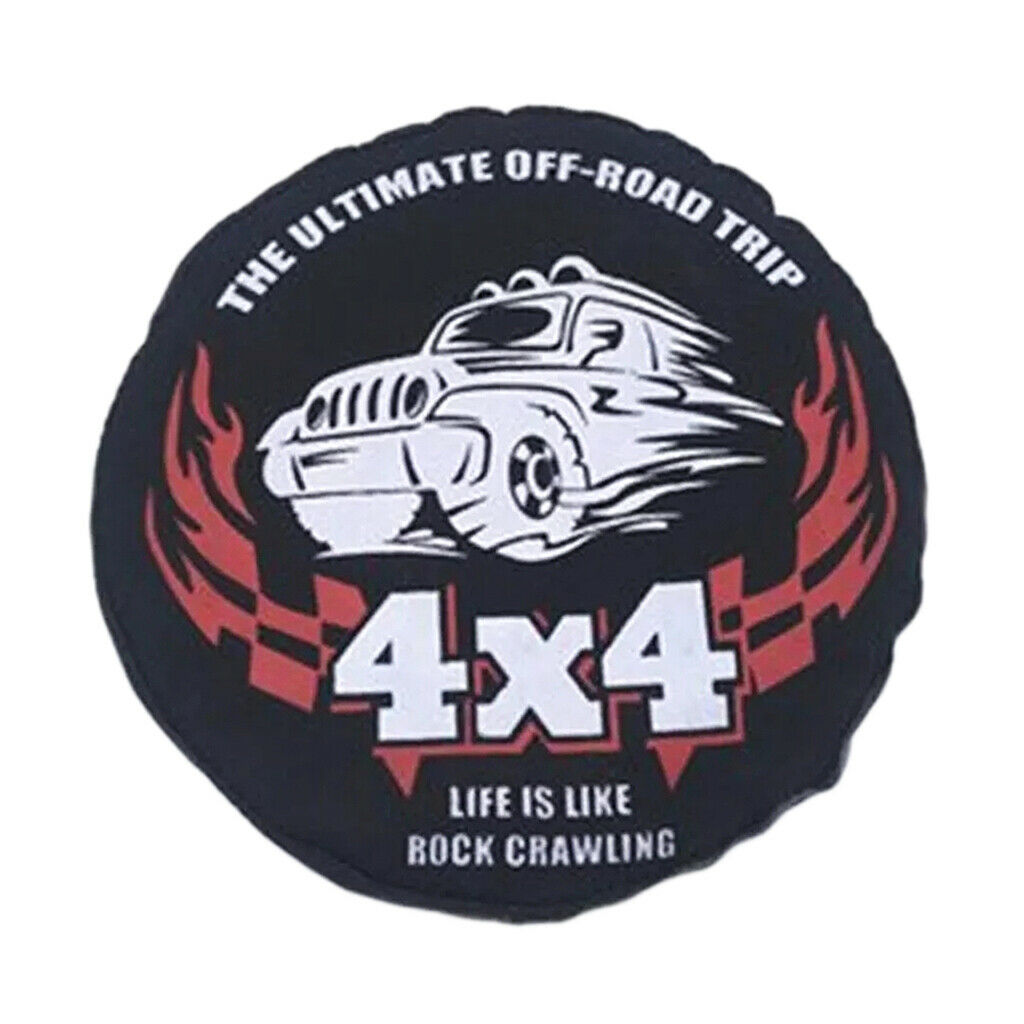 1/10 RC Car Tire Cover, PU Leather Spare Tires Cover for  TRX4 Wheel RC