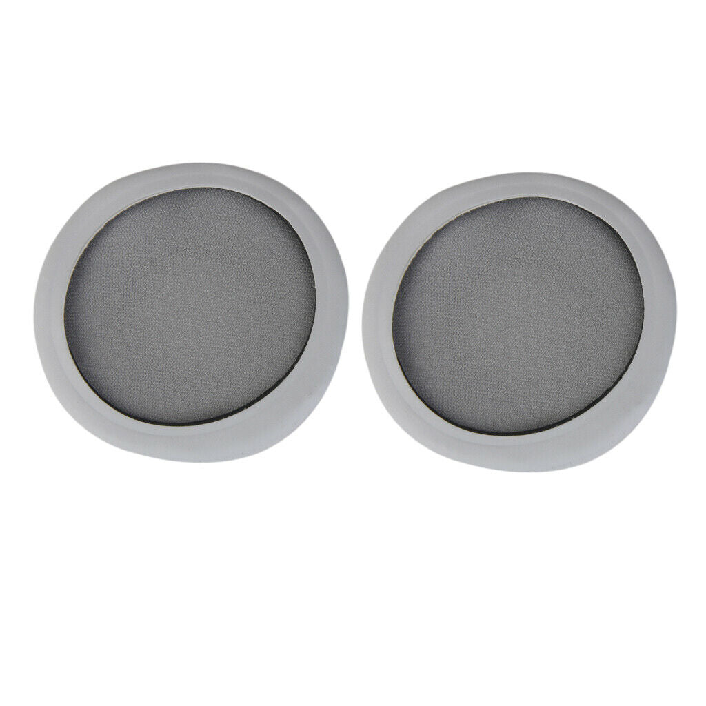 Pair Headphone Replacement Earpad Cushion for   MDR-ZX600 White with Grey