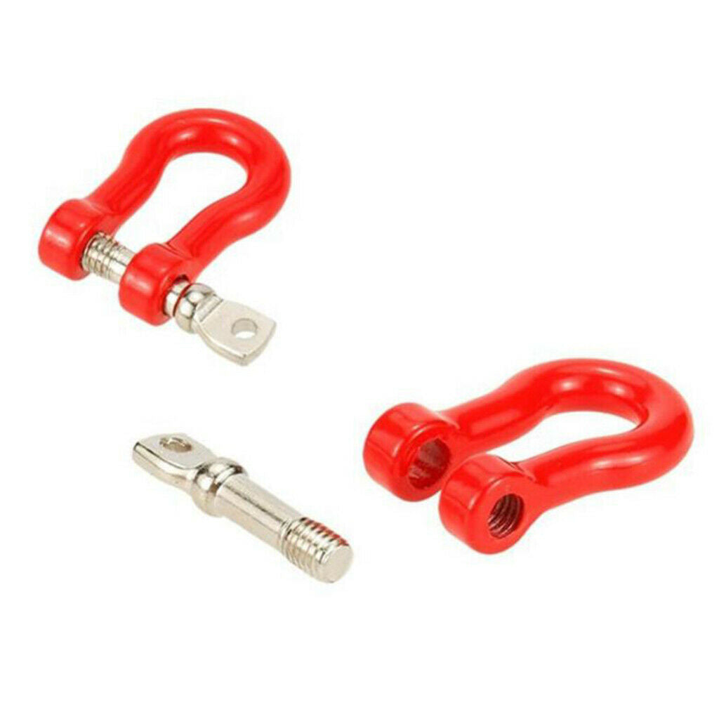 Tow Hook+Trailer+Steel Tow Chain+Winch Anchor for 1:10 RC4WD D90 CC01 RC Car