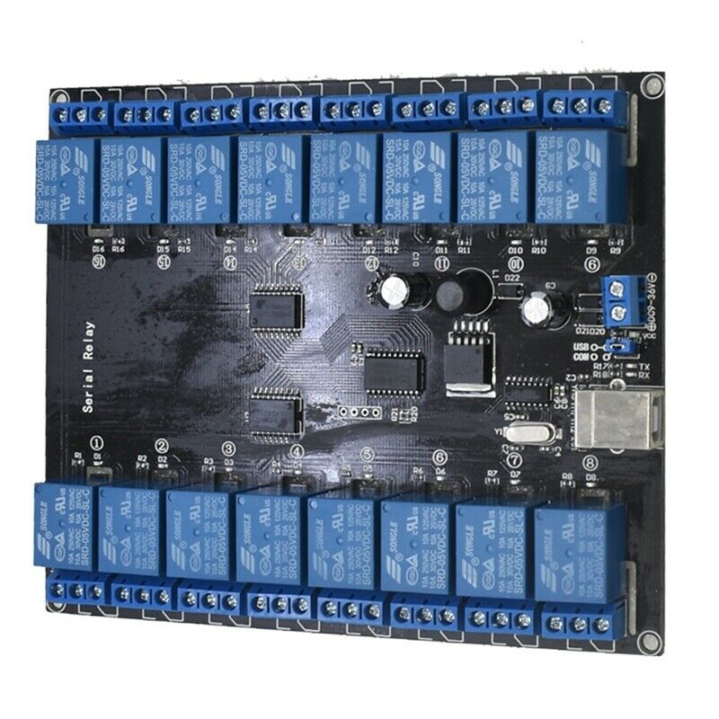 6-Channel 9-36V USB Relay Module for Simple ON/OFF Switching Electrical DeviceU3