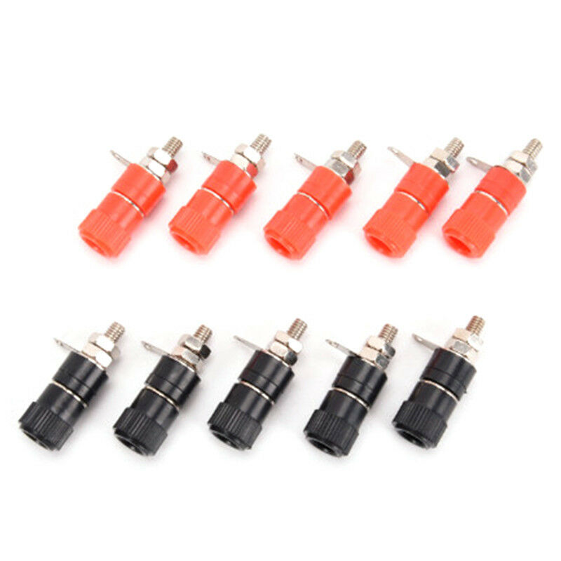 10Pcs Binding Post Speaker Terminal Banana Plug Socket Jack Connector.l8