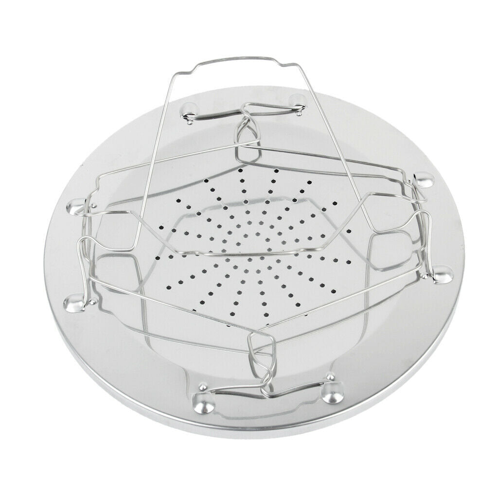 4-Slice Stainless Steel Toast Tray for Camping Picnic Kitchen