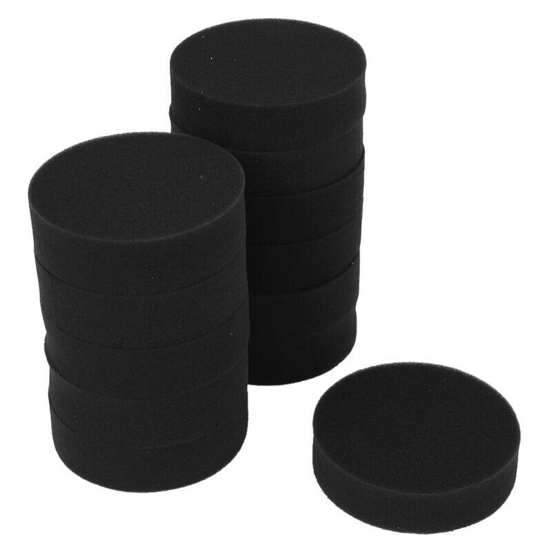 Car 12 pcs applicator pad foam applicator pad wax polish care black A5G6