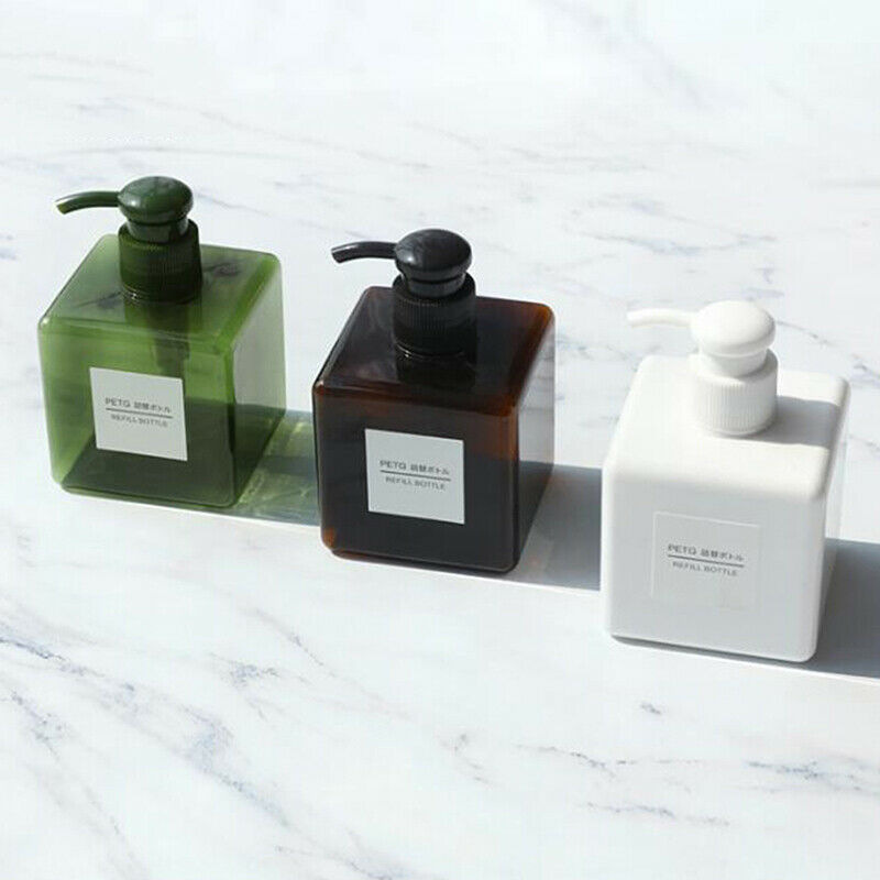 250ml Bathroom Liquid Dispenser Shampoo Body Wash Lotion Bottle Travel Bot^q Ad