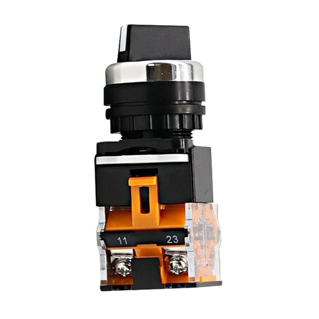 22mm Rotary Switch Two Lock Button Switches