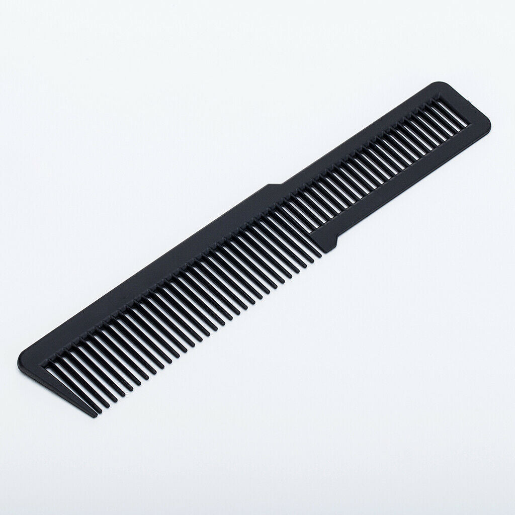 7Pcs 8" Salon Barber Flat Top Clipper Cutting Comb Plastic Static Free
