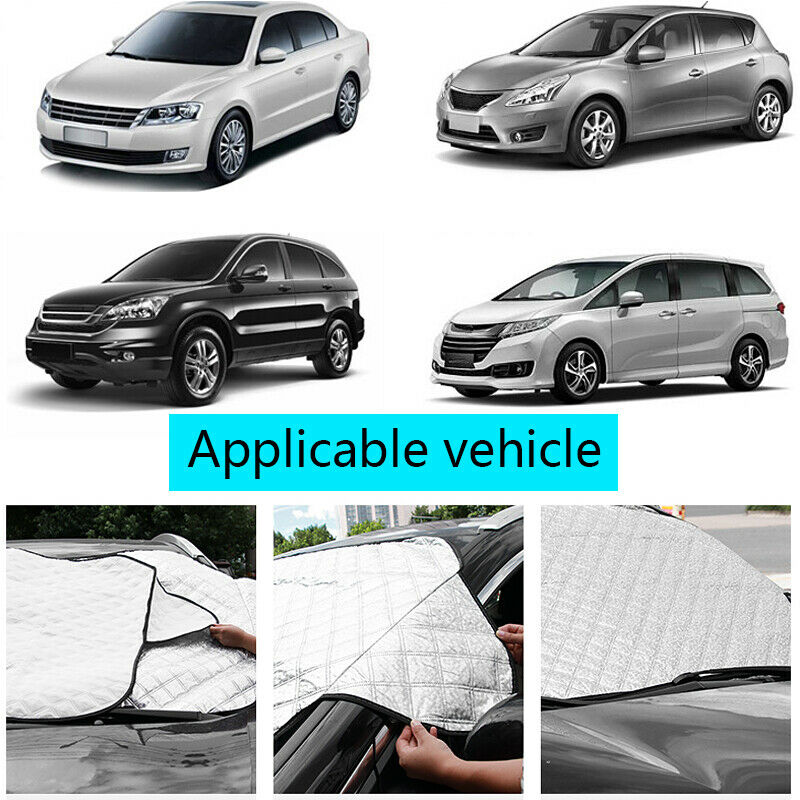 Winter Car Windshield Cover Sun Shade Protector Snow Ice Rain Dust Frost Proof