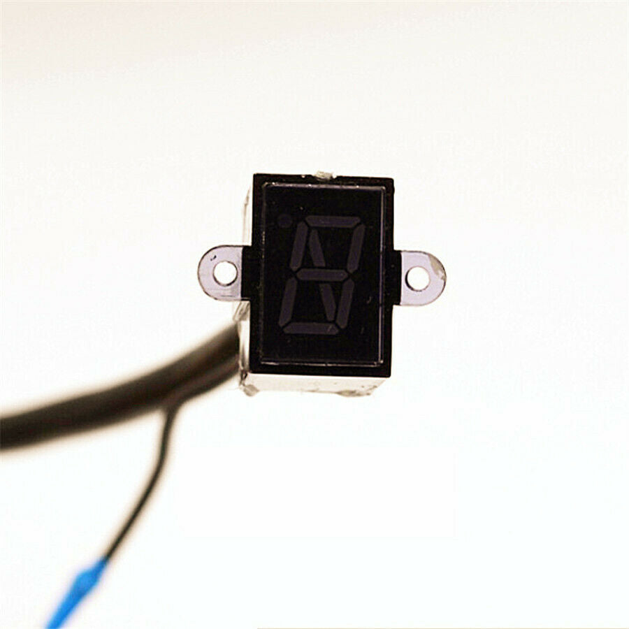6 Speed N-6 Digital Motorcycle Gear Indicator Red LED Display Shift Lever Sensor