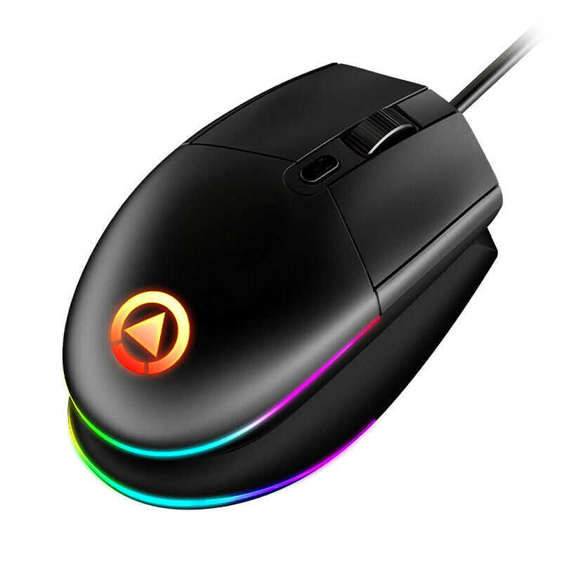 LED Optical 1600DPI USB Wired Colorful Gaming Mouse Mice for PC LabtljJ XC