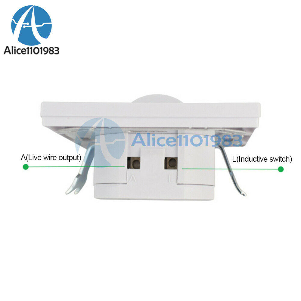 Human Body Infrared Sensor Module Switch AC110-240V 86 Panel Type 2-Wire