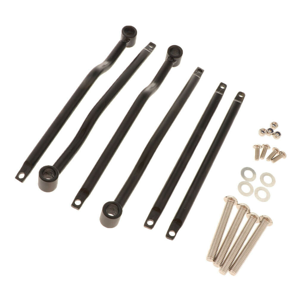 2pcs Alloy Saddlebag Brackets Support Universal for  Crusier - Black