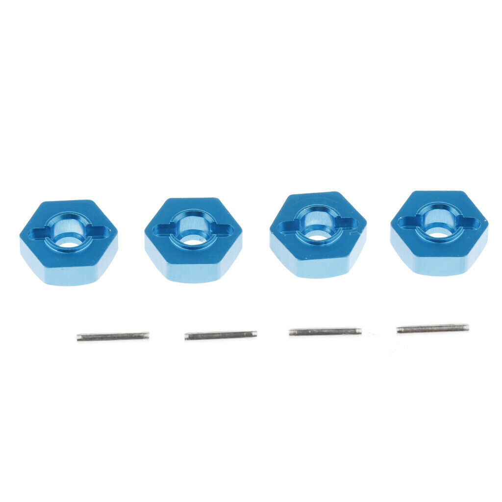 4 pcs. Stainless Steel Nut Nut Wheel Drive Hub Screw M12 12mm for 1/18 RC Car