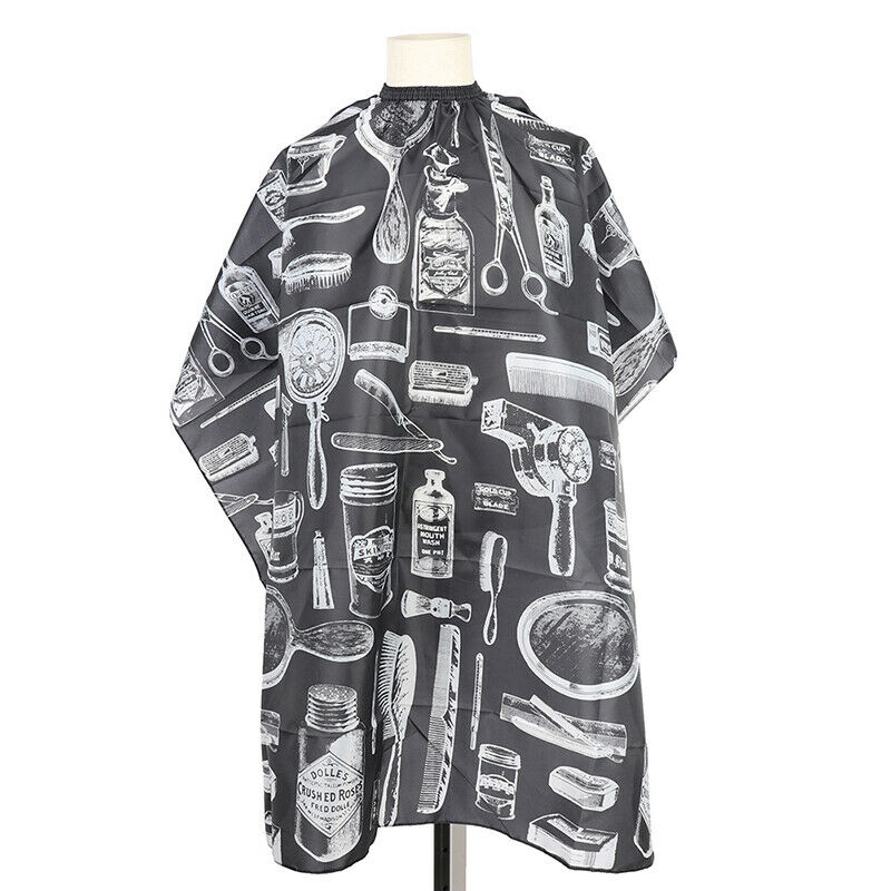2021 Pattern Cutting Hair Waterproof Cloth Salon Hairdressing Apron Haircut c Rf