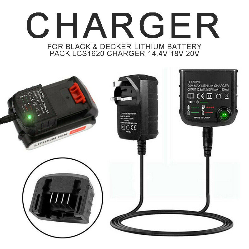 For Black&Decker LBX20 20Volt Li-ion Battery Charger LB20 LB2X4020 LCS1620 Part