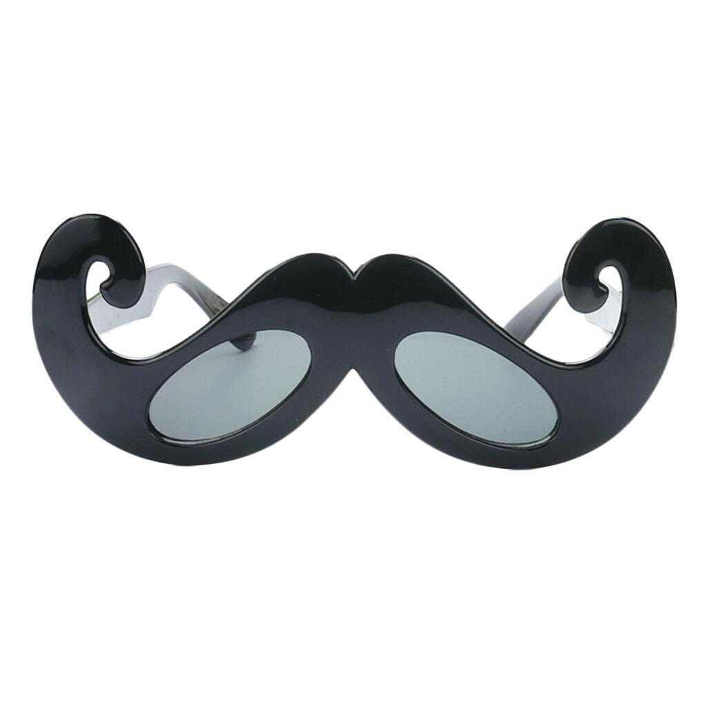 Funny Black Moustache Groom Eye Glasses Beard Photo Booth Party Sunglasses
