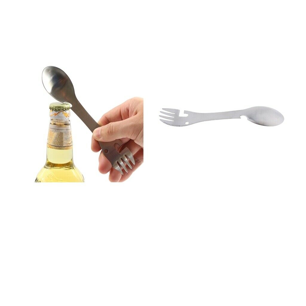 2pcs   Eco - Friendly   Fork   Spoon   Steel   with   Serrations   for