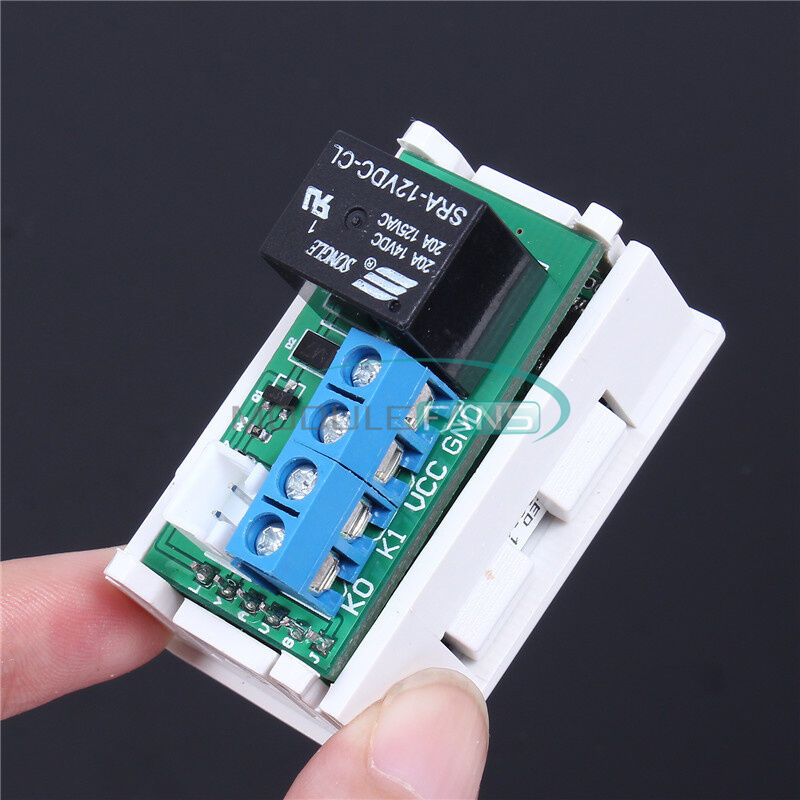 Minimum Delay Relay Module Dual LED Display Timing Cycle 18 Combinations  12V