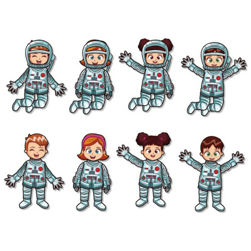 25 Sheets Spaceship Make Your Own Stickers Make-a-Face Stickers Games Stick TL