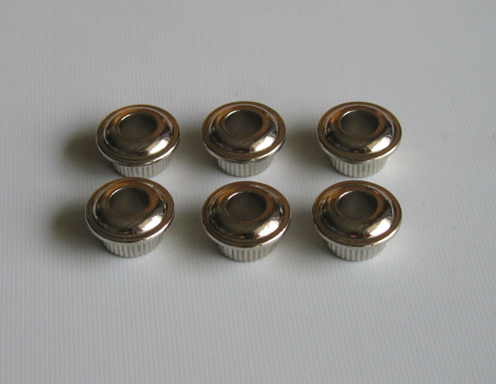 Metal Nickel 10mm Guitar Tuning Keys Conversion Bushings Adapter Ferrules