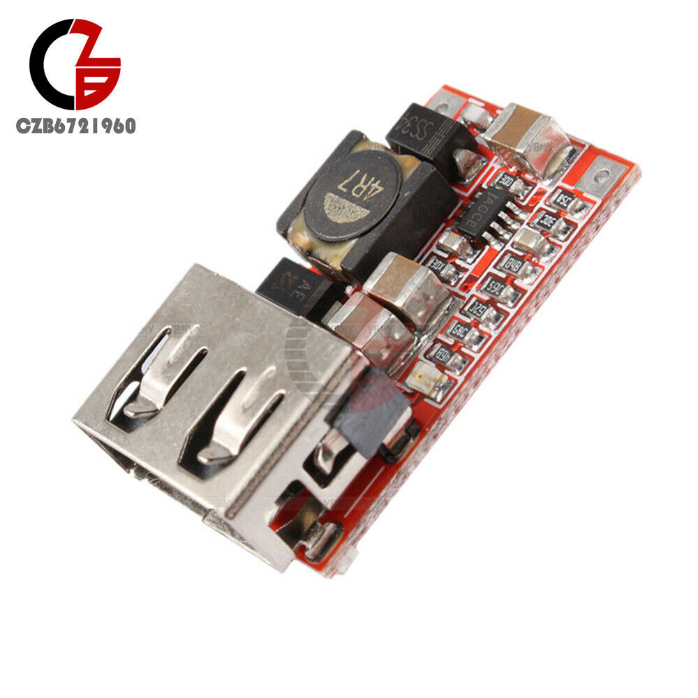 10PCS 6V-24V 12V/24V to 5V 3A CAR USB Charger DC Buck Step-Down Converter Module
