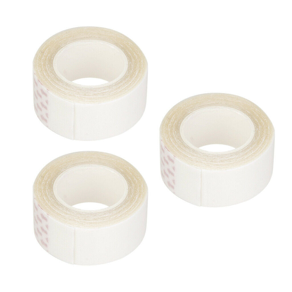 3 Pieces No Shine Wig Tape Waterproof Sweatproof Hair Weft Hairpiece Tapes