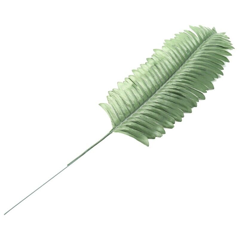 90 Artificial Palm Leaves with Stem for Tropical Party Decoration Aloha JungleT6