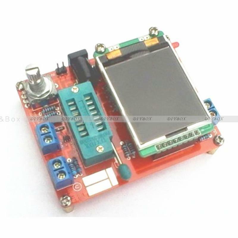 Mega328 Transistor Tester LCR ESR Square wave Signal Generator+Acrylic case