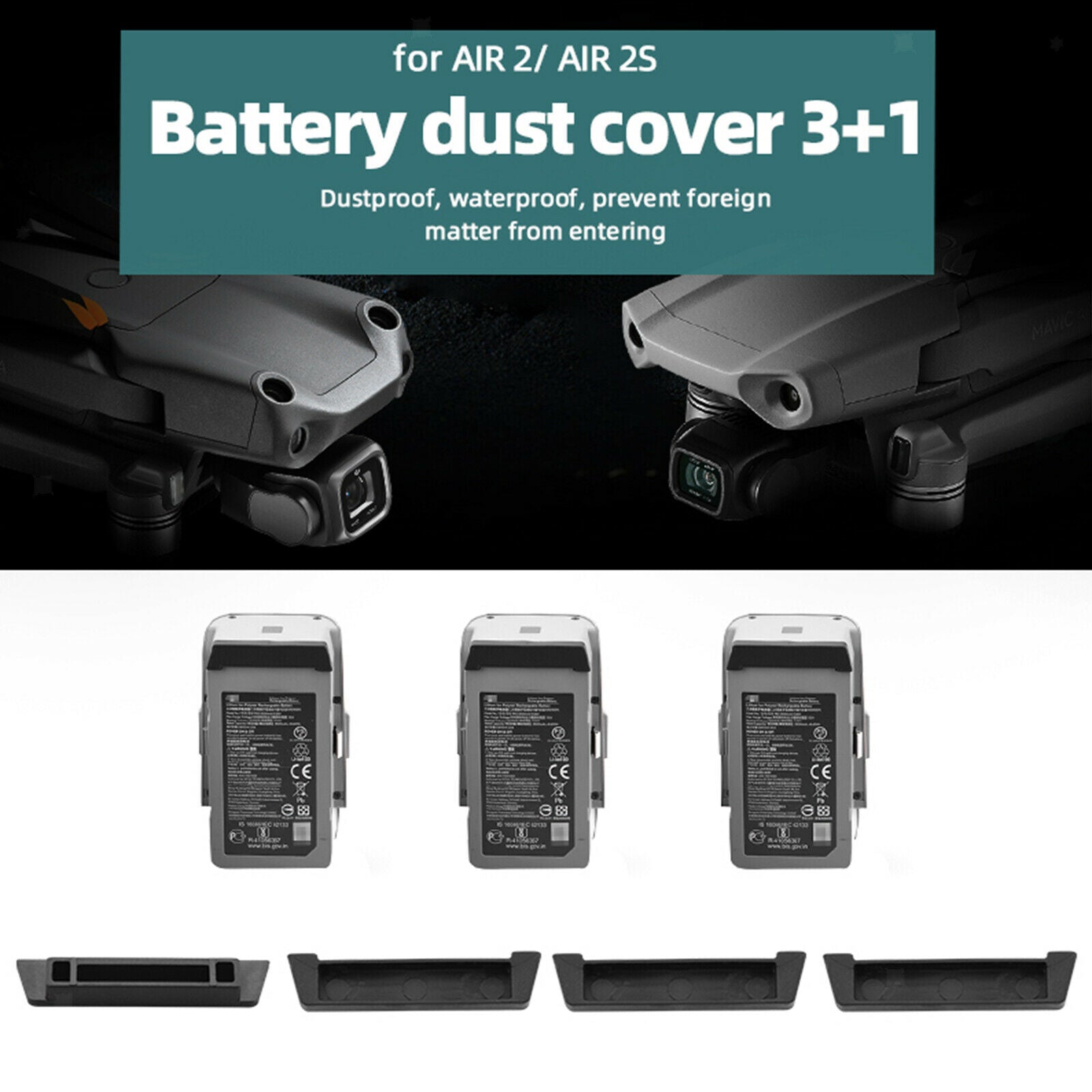 Battery Port   Protector for Mavic Air 2S Drone, Durable Spare Parts