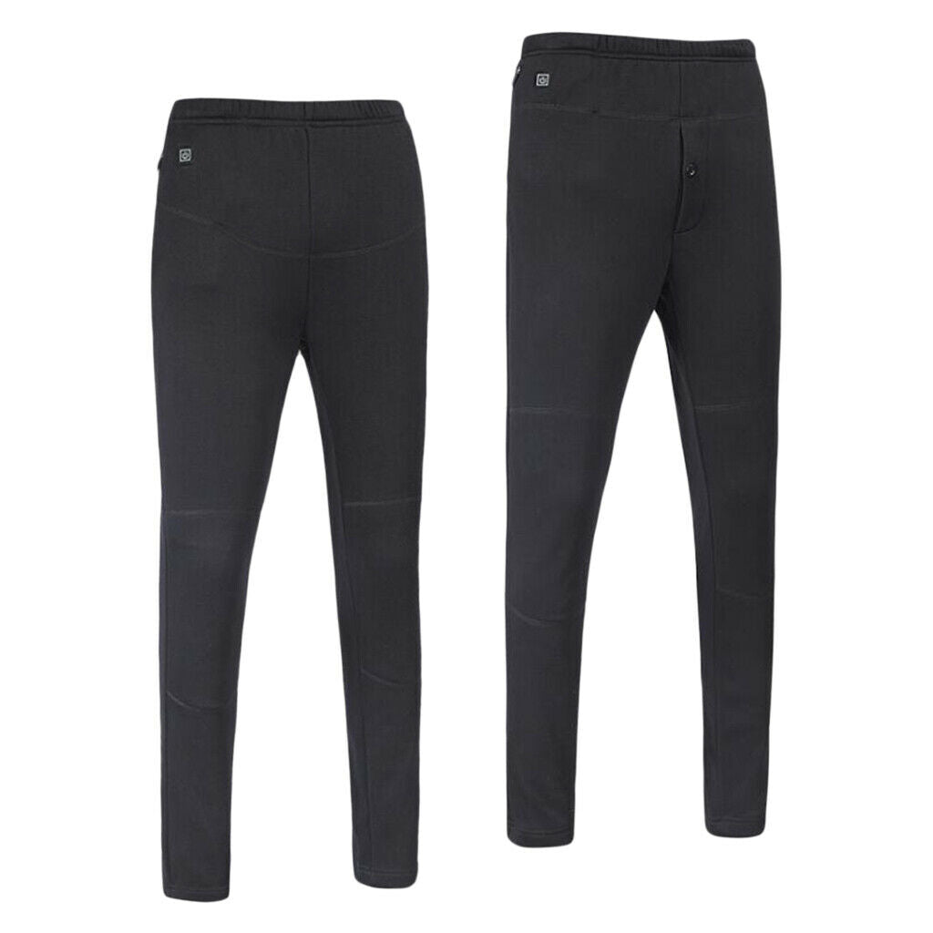 Heated Pants USB Electric Thermal Heating Trousers Cold-Proof Activewear 4XL
