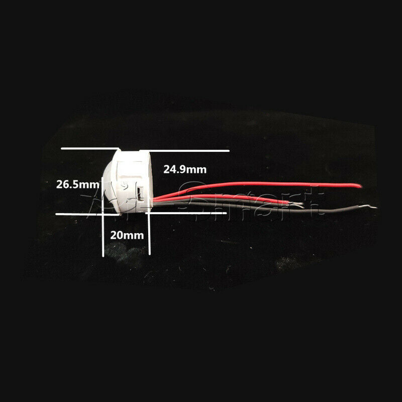 Human Body Infrared Sensor Switch Wiring Ceiling Lamp DC 9V-60V 18W