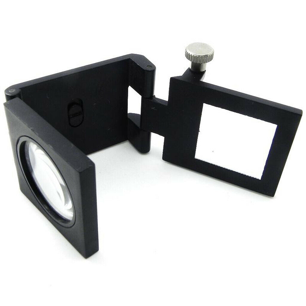 Foldable with LED Light Optical Glass Magnifier Zinc Alloy for Inspection