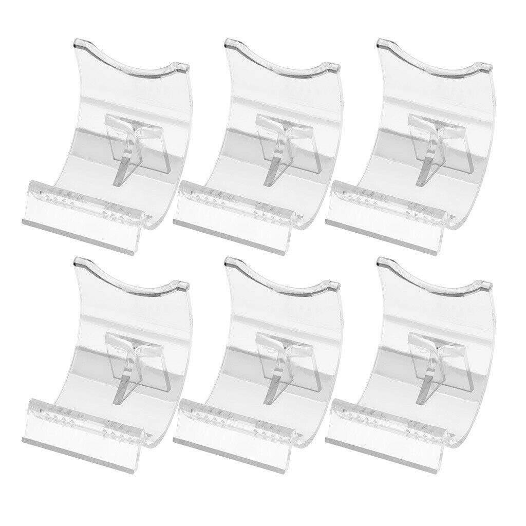 6 Packs Lighter Display Stand Display Support Clear Acrylic for Lighter