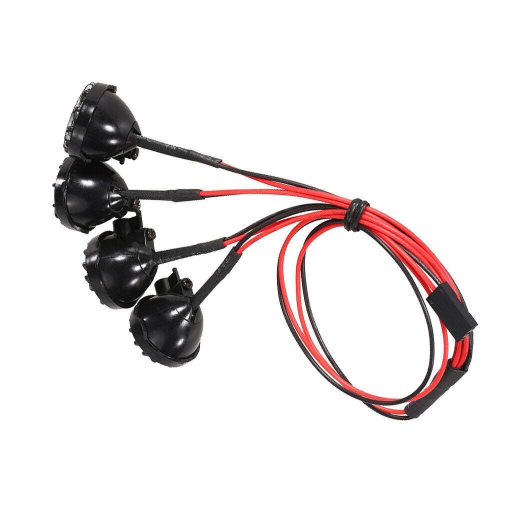 1/10 Roof Led Light 22mm Lanpshade For RC Crawlers Axial  Redcat Black