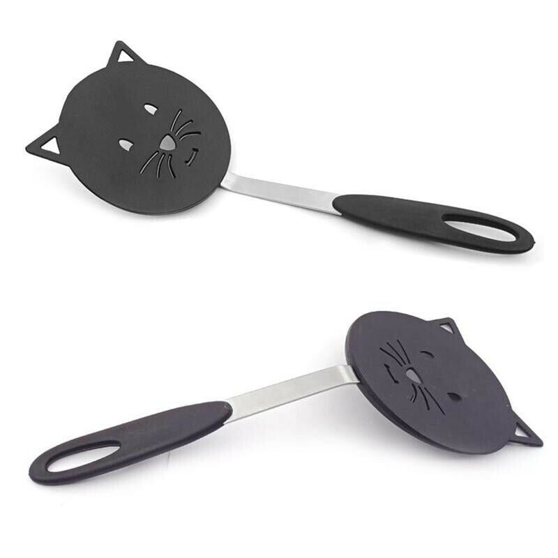 Nylon Cat Frying Spatula Non Stick Pancake Flipper Tools Kitchen Gadget SetB FT