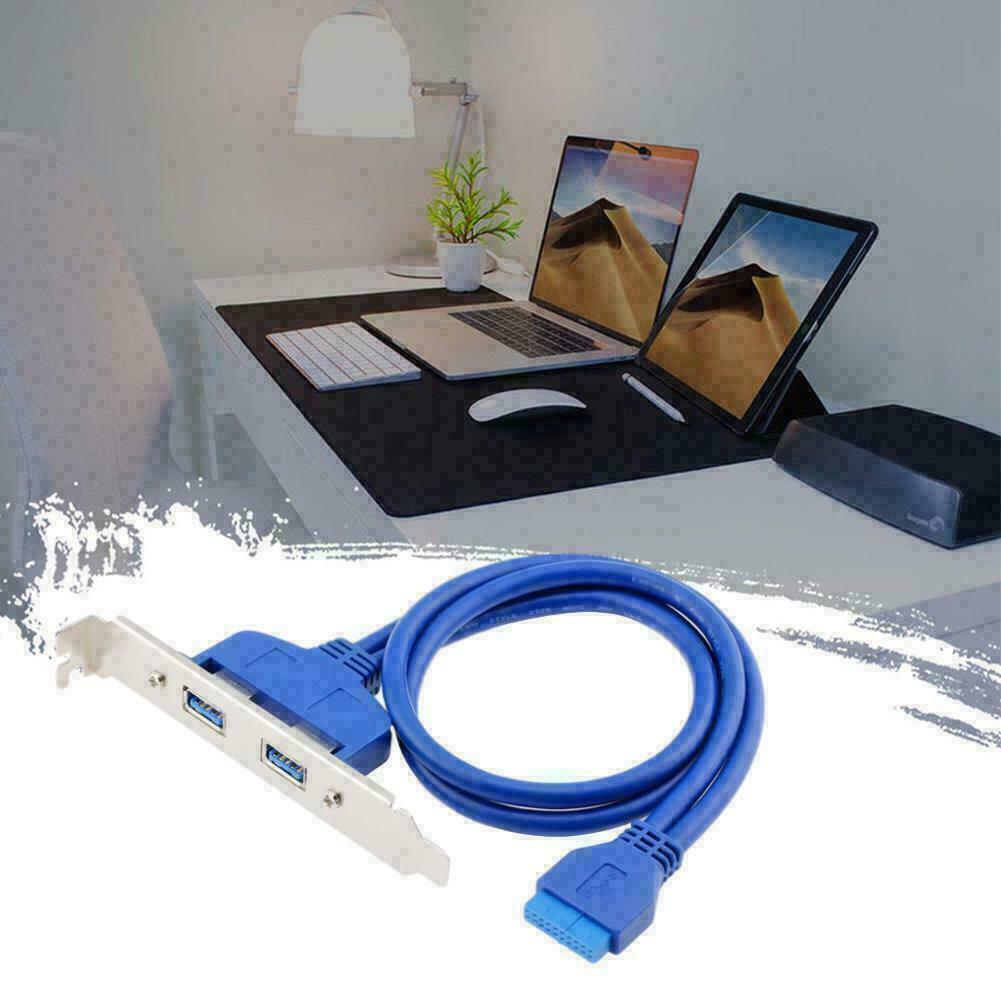 USB 3.0 Back Panel Expansion Bracket to 20-Pin Header T1Y5 Motherboard Sale U1P4