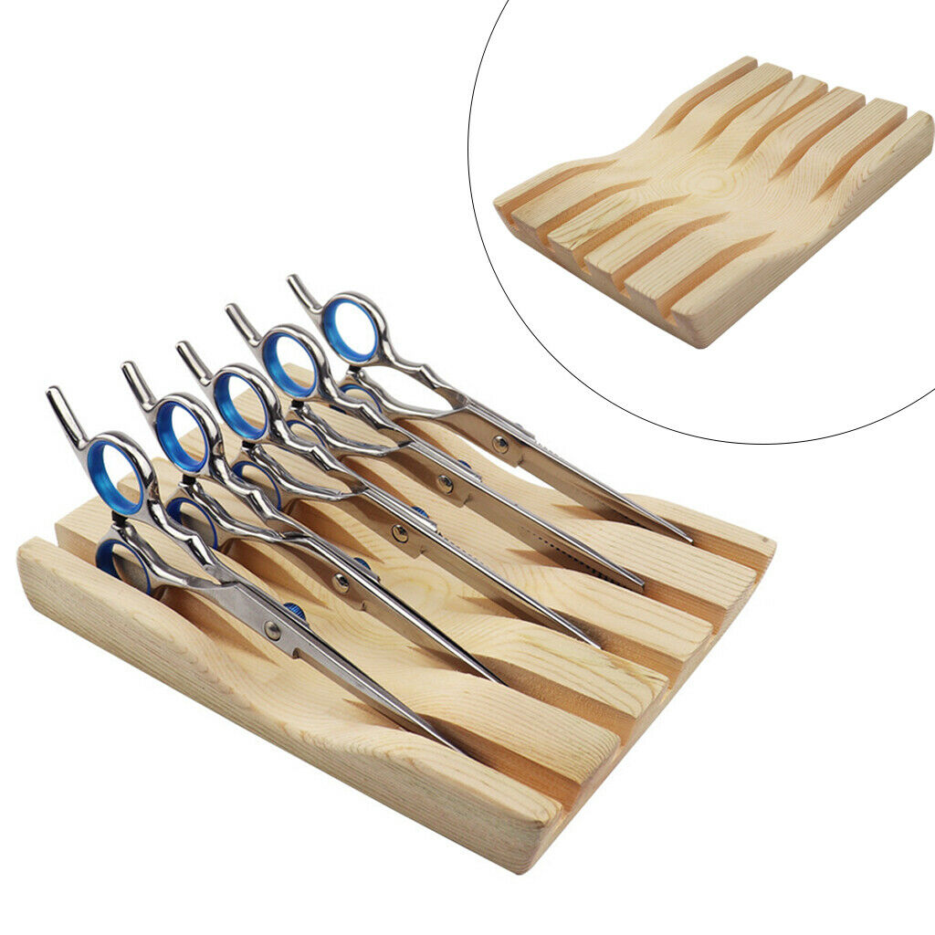Professional Hair Scissor Razor Holder Display Case Barber Stylist Tool New