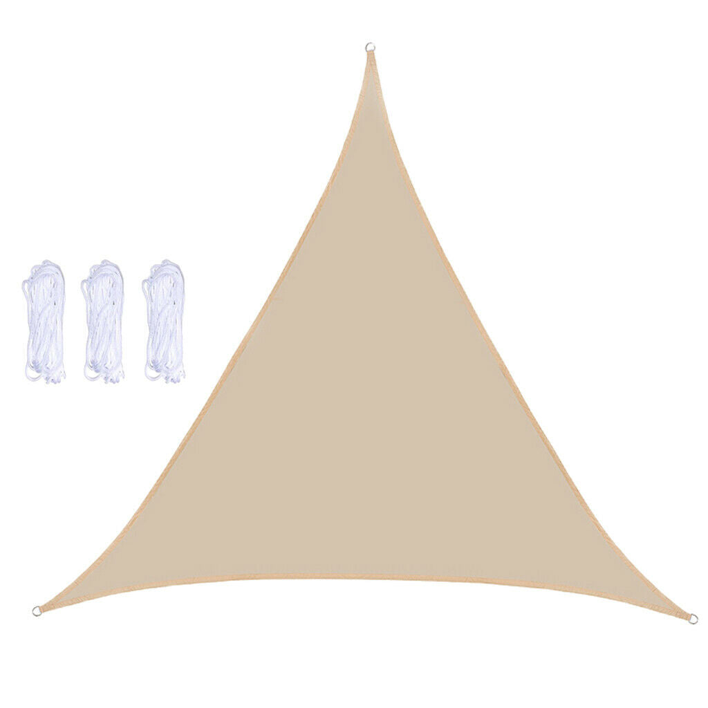 Sun Shade Sail UV Block Patio Canopy 3x3x3m for Garden Activities Beige