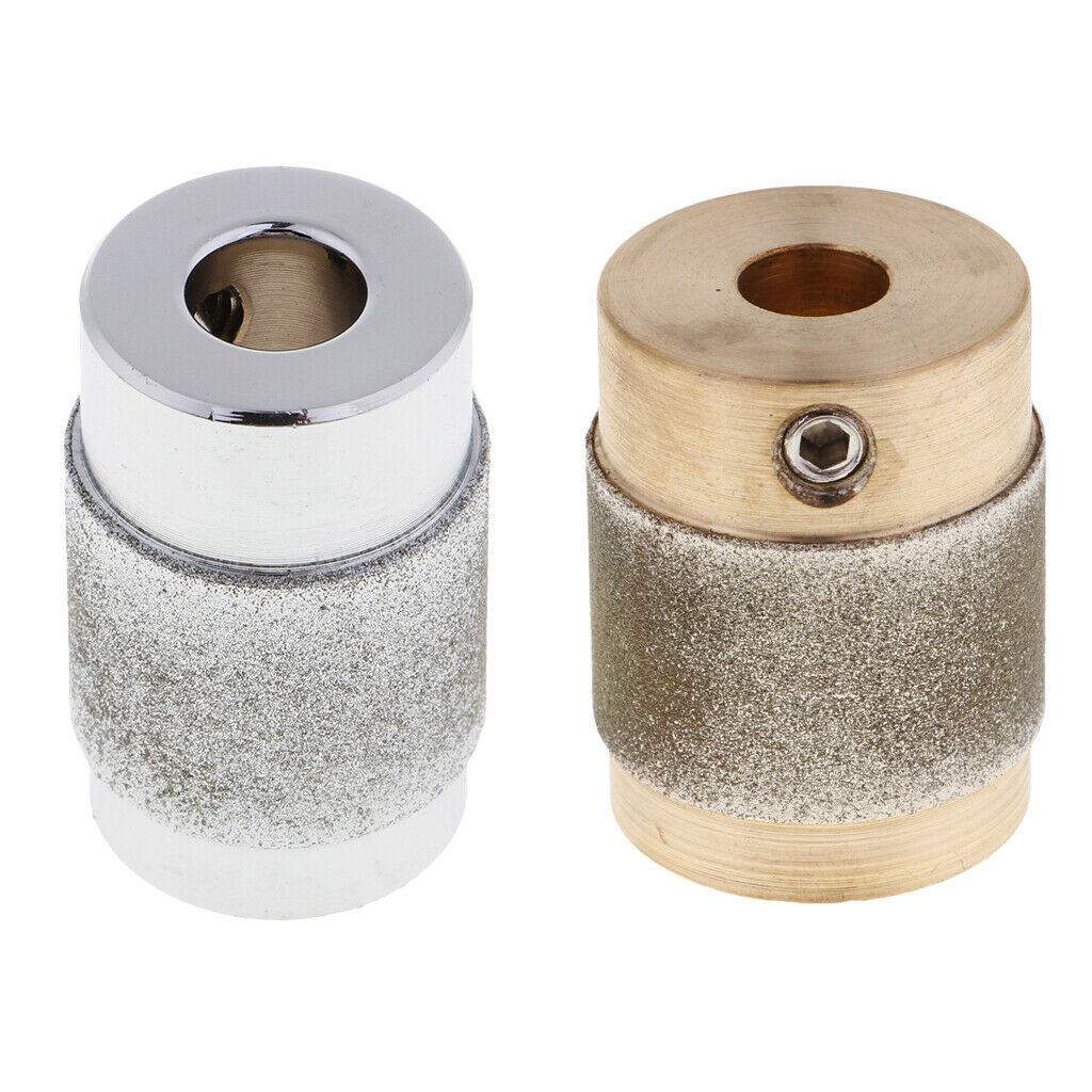 2x Stained Glass Grinder Head Bit Diamond Grinding Wheel for Tile 1.8x0.8x3